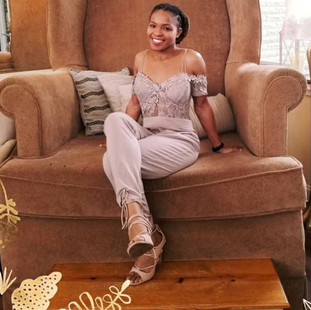 Tan Lace Jumpsuit